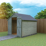 Shire Garden Value Overlap 8ft x 6ft Pressure Treated Shed