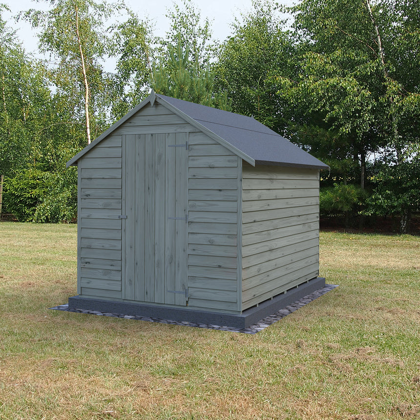 Shire Garden Value Overlap 8ft x 6ft Pressure Treated Shed