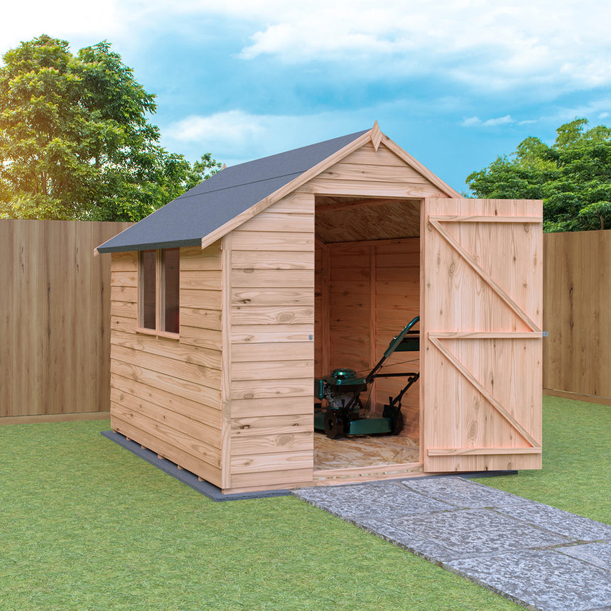 Shire Garden Value Overlap 8ft x 6ft Shed with Window