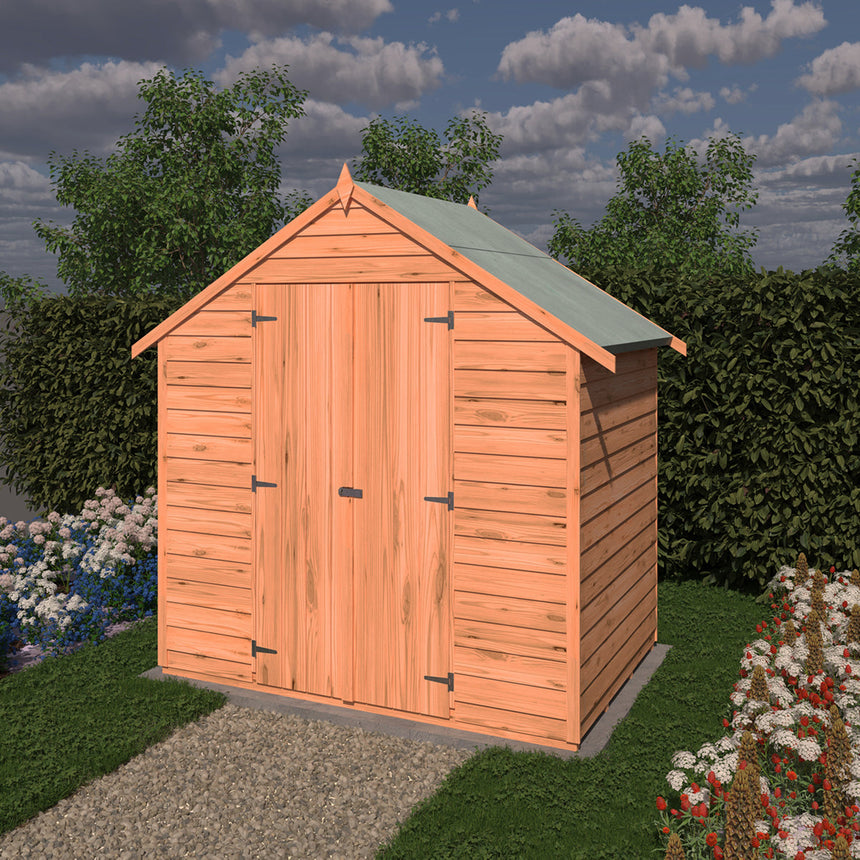 Shire Garden Value Overlap 6ft x 6ft Double Door Shed