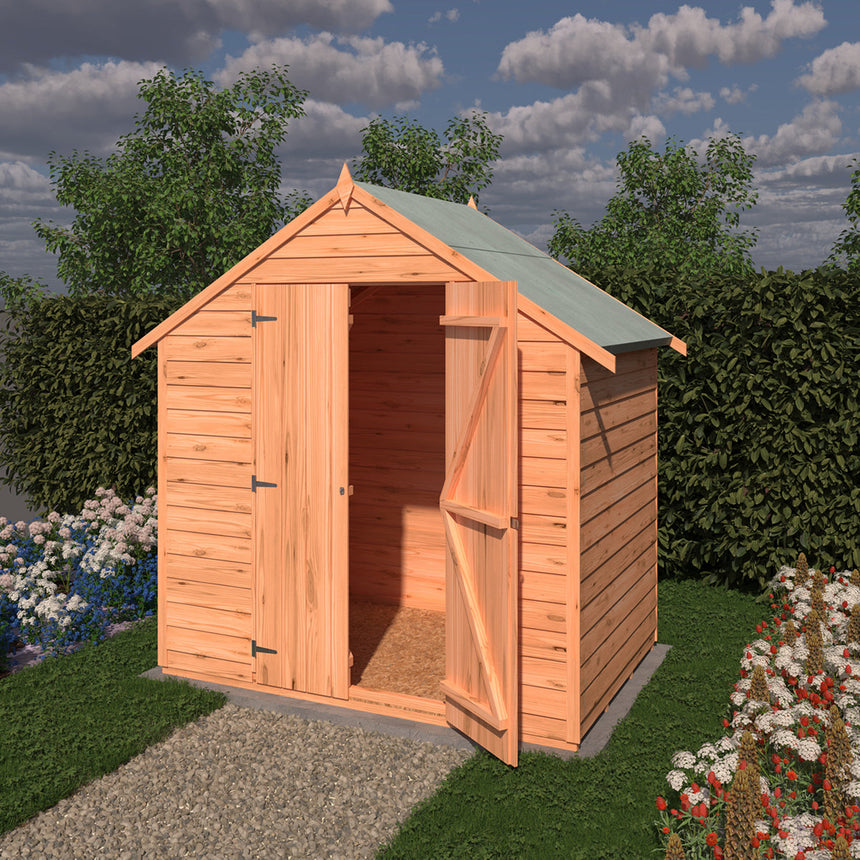 Shire Garden Value Overlap 6ft x 6ft Double Door Shed