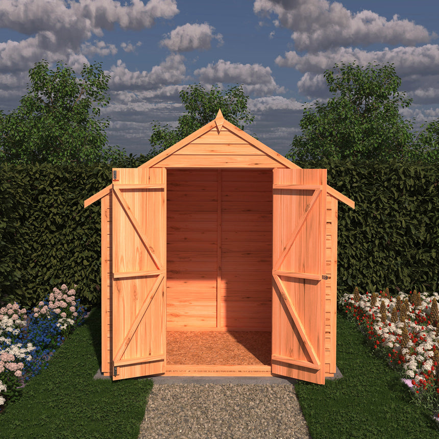 Shire Garden Value Overlap 6ft x 6ft Double Door Shed