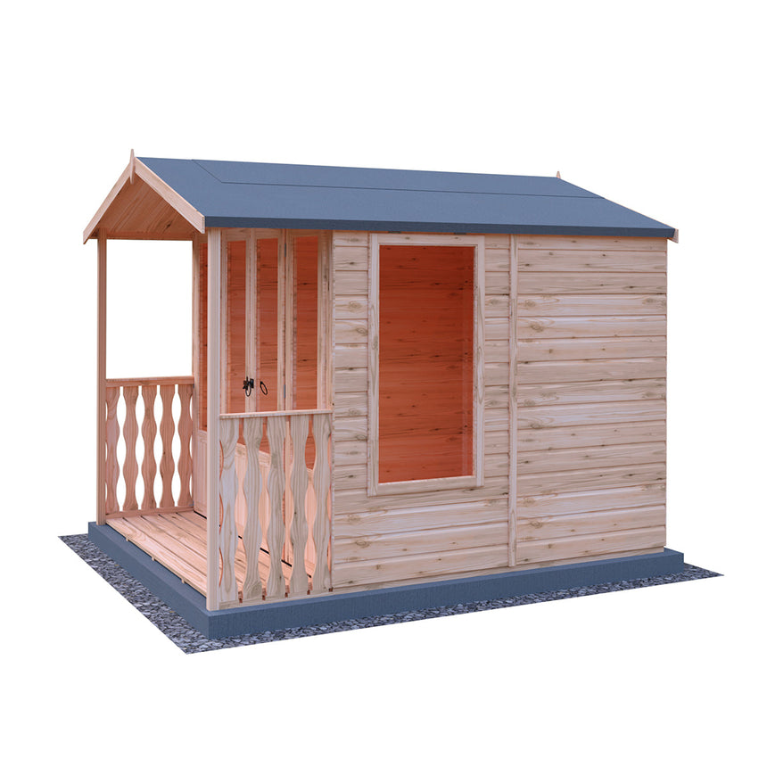 Shire Parham 7ft x 10ft Summerhouse With Verandah