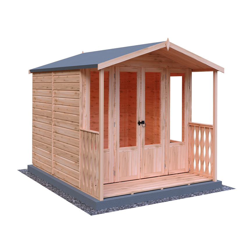 Shire Parham 7ft x 10ft Summerhouse With Verandah