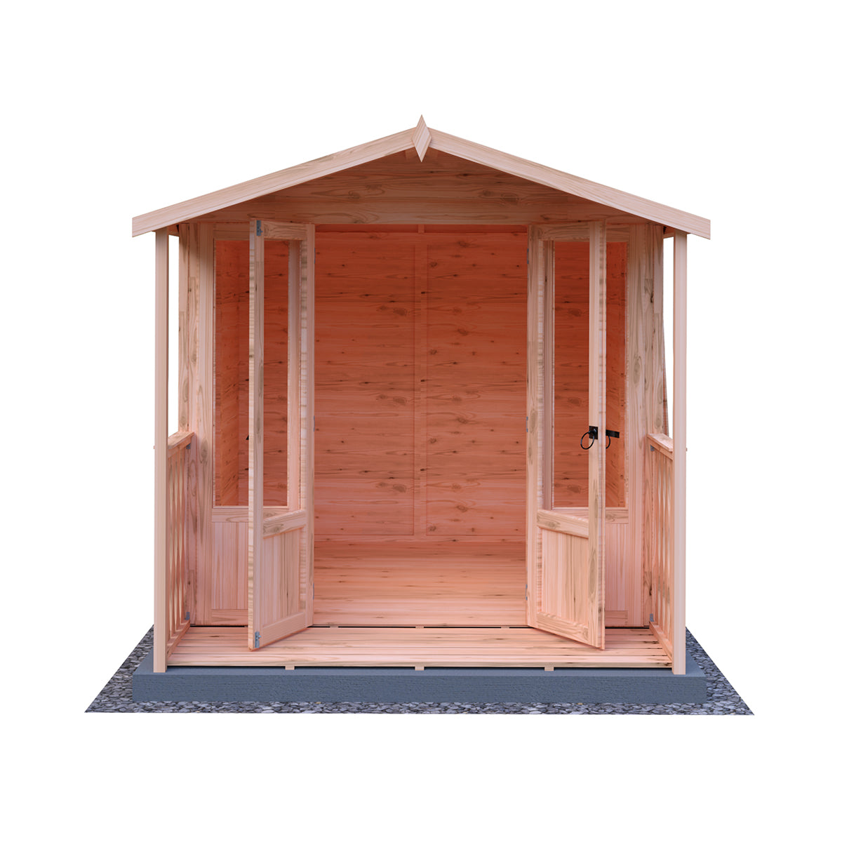 Quest Parham Shire Parham 7ft x 10ft Summerhouse With Verandah – GardenDealsDirect.com