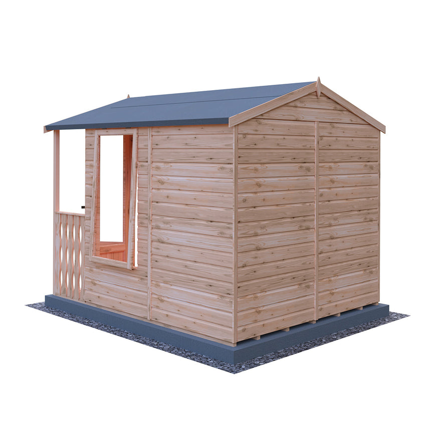 Shire Parham 7ft x 10ft Summerhouse With Verandah