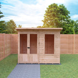 Shire Peony 12ft x 6ft Pent Summerhouse