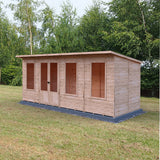 Shire Peony 16ft x 6ft Pent Summerhouse