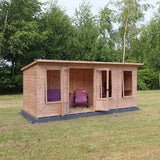 Shire Peony 16ft x 6ft Pent Summerhouse