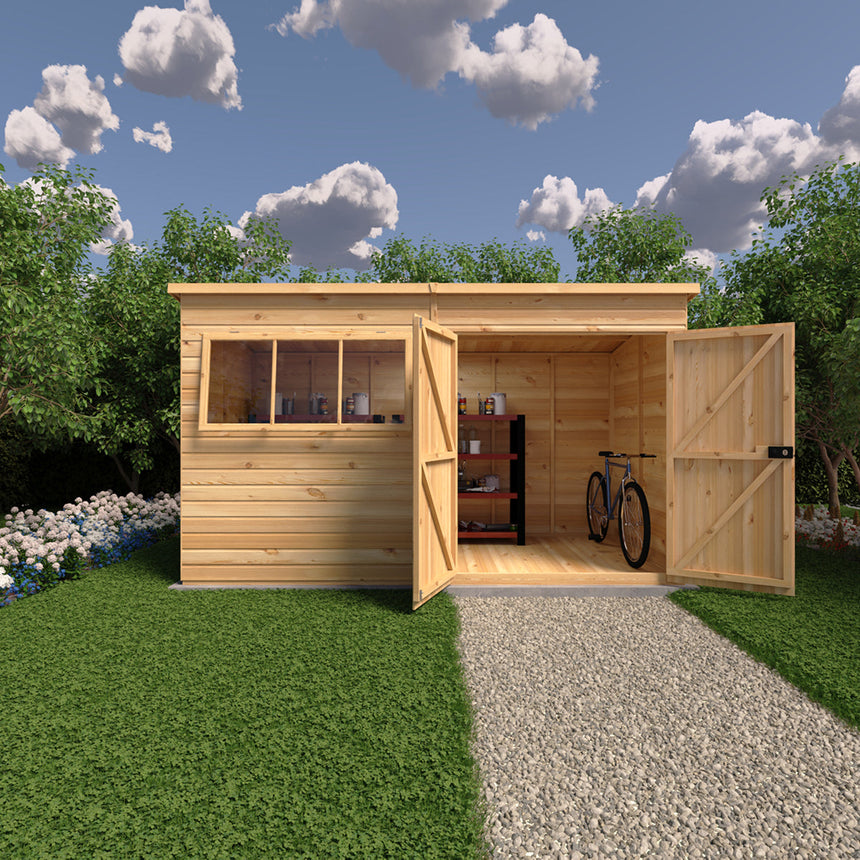 Shire Ranger 12ft x 6ft Pent Shiplap Shed