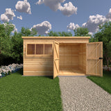 Shire Ranger 12ft x 6ft Pent Shiplap Shed