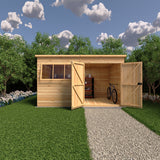 Shire Ranger 12ft x 8ft Pent Shiplap Shed