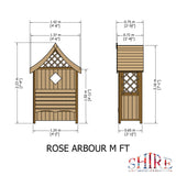 Shire Rose Arbour 2ft x 4ft