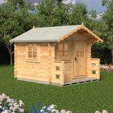 Shire Salcey 8ft x 8ft Mini Log Cabin Playhouse