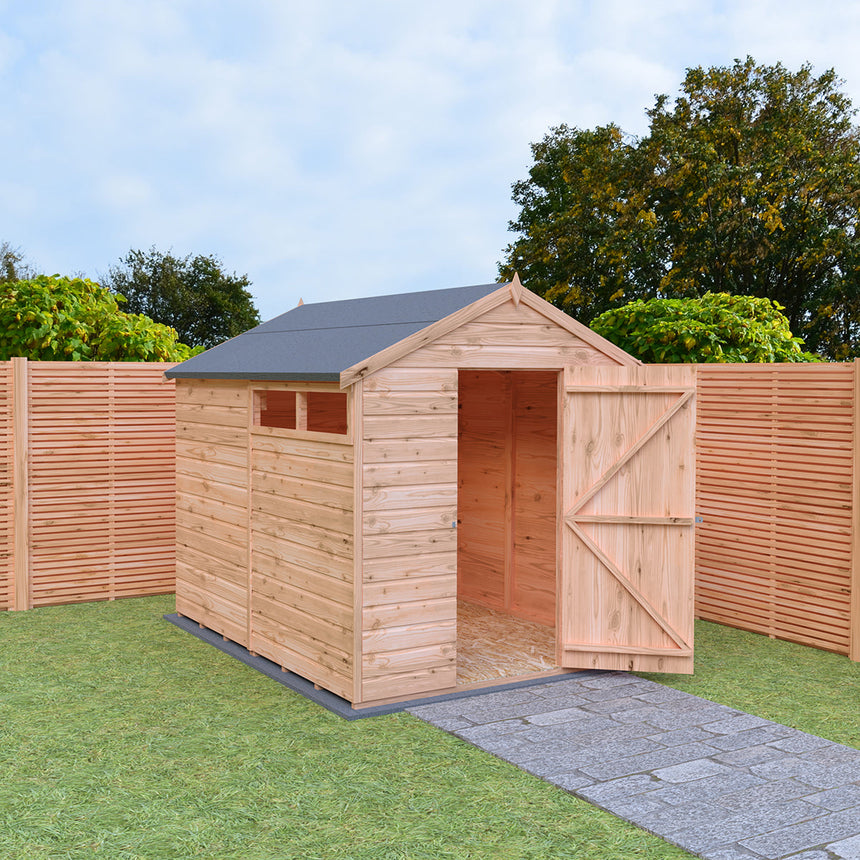 Shire Sherburn 8ft x 6ft Shiplap Shed NEW