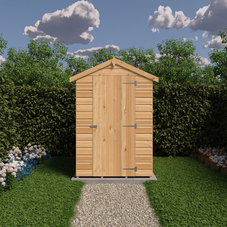 Shire Alderney 7ft x 5ft Shiplap Apex Shed  NEW SIZE