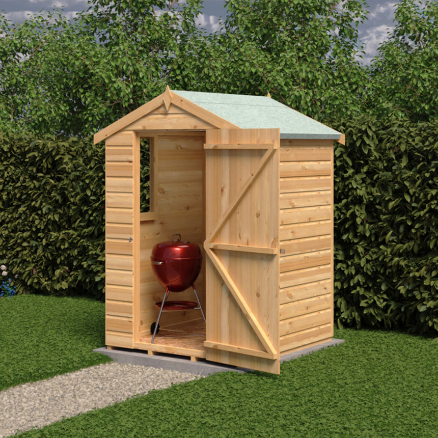 Shire Alderney 7ft x 5ft Shiplap Apex Shed  NEW SIZE