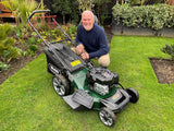 Webb Supreme 53cm (21") Self Propelled High Wheel Petrol Rotary Lawnmower (Briggs & Stratton Engine)