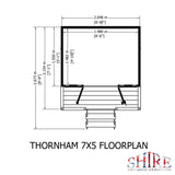 Shire Thornham 7ft x 7ft Summerhouse