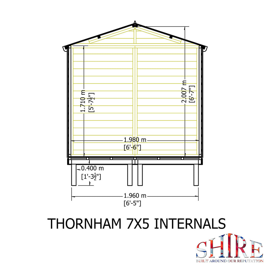 Shire Thornham 7ft x 7ft Summerhouse