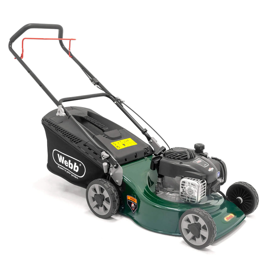 Webb Supreme 46cm (18") Petrol Rotary Lawnmower (Briggs & Stratton Engine)