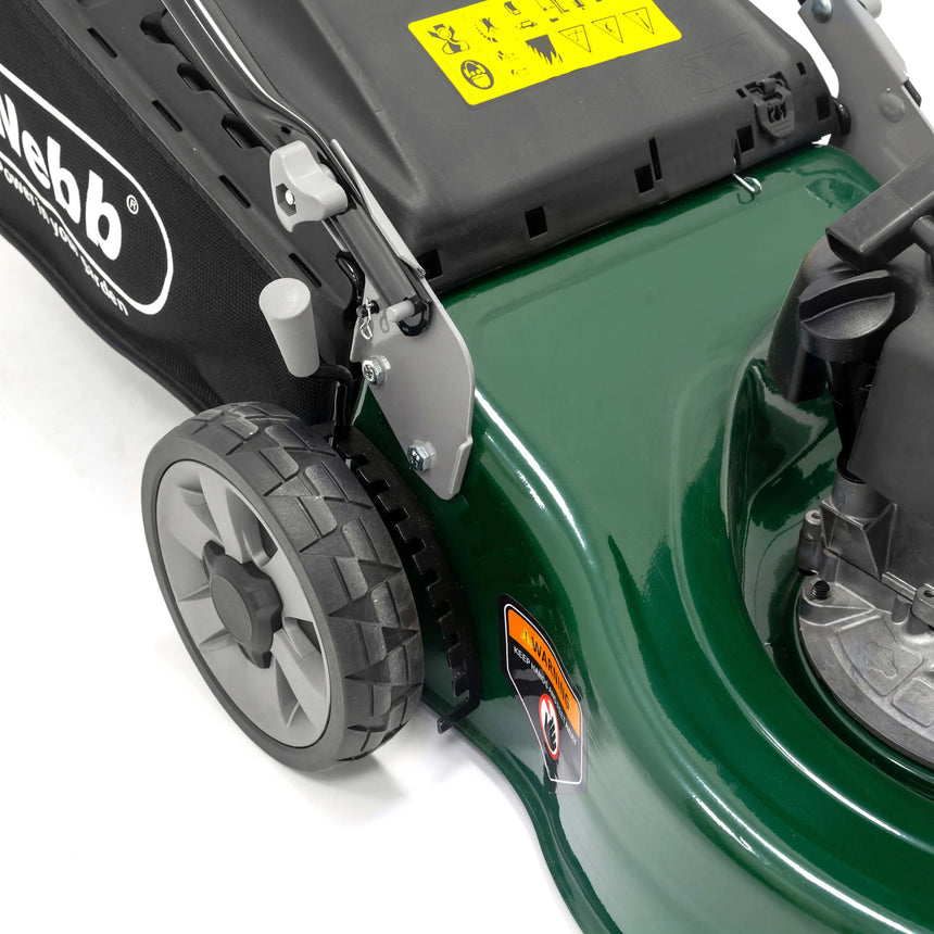 Webb Supreme 46cm (18") Petrol Rotary Lawnmower (Briggs & Stratton Engine)