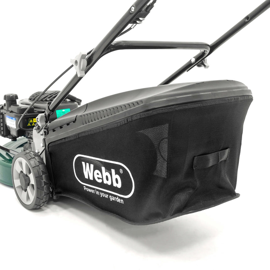 Webb Supreme 46cm (18") Petrol Rotary Lawnmower (Briggs & Stratton Engine)