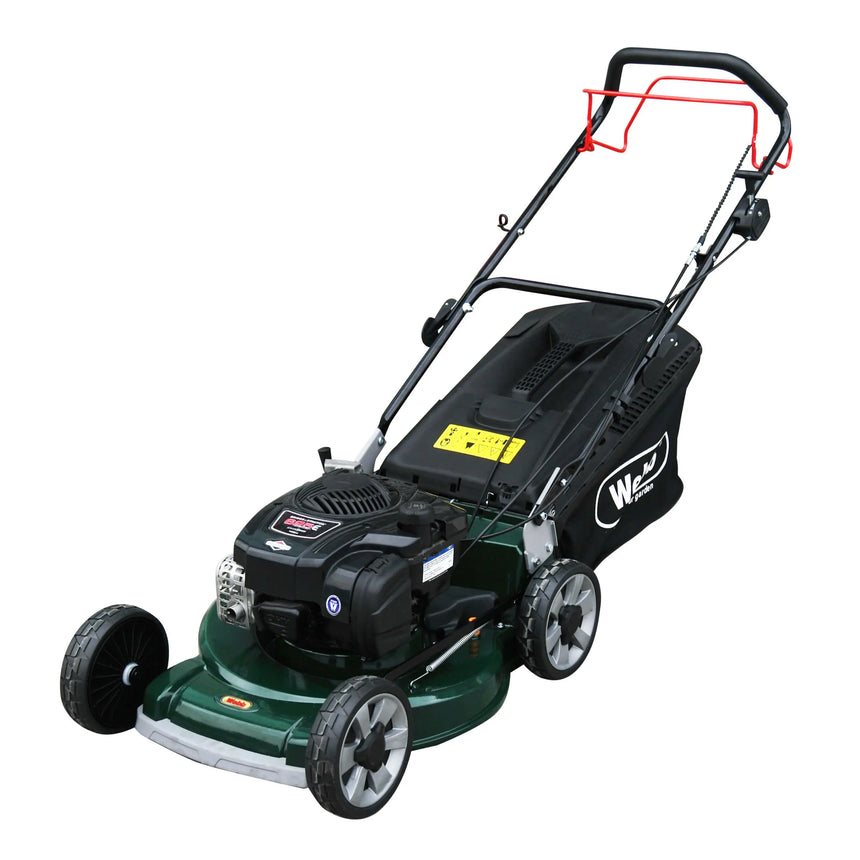 Webb 48cm (19") Alloy Deck Disc Bladed Self Propelled Petrol Rotary Lawnmower (Briggs & Stratton Engine)