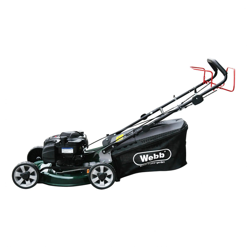 Webb 48cm (19") Alloy Deck Disc Bladed Self Propelled Petrol Rotary Lawnmower (Briggs & Stratton Engine)