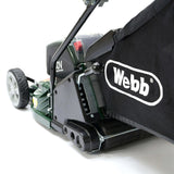 Webb 43cm (17") Cordless 40V Rear Roller Rotary Lawnmower (1 x 4AH Batteries & Charger)