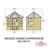 Shire Welwick 8ft x 7ft Summerhouse