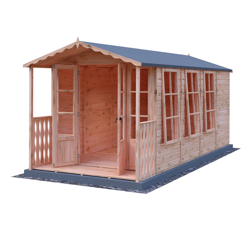 Shire Westminster 15ft x 7ft Summerhouse With Verandah