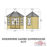 Shire Windermere 8ft x 6ft Summerhouse