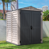 Duramax YardMate Plus - 5ft x 5ft Plastic Garden Shed in Grey