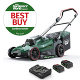 Webb 40V (2 x 20v) 43cm (17") Cordless Rotary Lawnmower (2 x 4AH Battery & Charger)