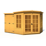 Shire Hampton 7ft x 11ft Summerhouse with Side Shed