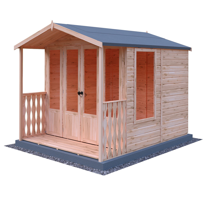 Shire Parham 7ft x 10ft Summerhouse With Verandah